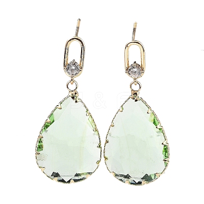 Light Gold Brass Stud Earrings EJEW-Q800-44KCG-1