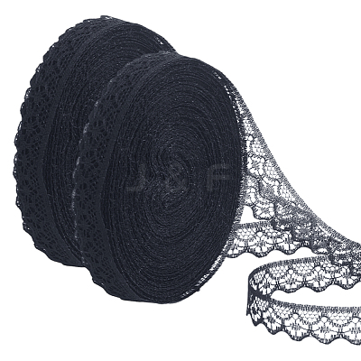 Polyester Flower Lace Ribbon OCOR-CY0004-21-1