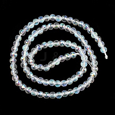 Electroplate Transparent Glass Beads EGLA-B013-02A-AB19-1