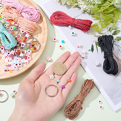 DIY Keychain Making Kits DIY-SC0027-76-1