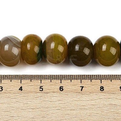Dyed Natural Agate Beads Strands G-U030-A01-04-1