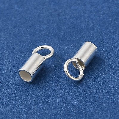 925 Sterling Silver Cord Ends STER-P055-01C-S-1