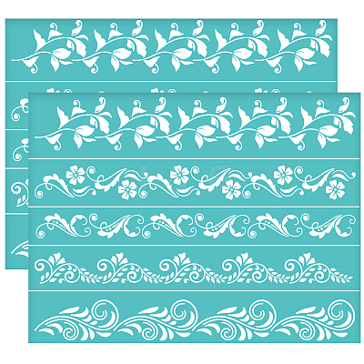 Self-Adhesive Silk Screen Printing Stencil DIY-WH0338-363-1