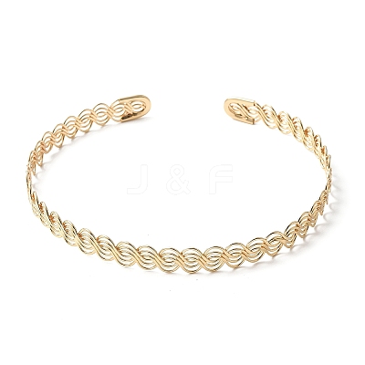 Iron Open Cuff Choker Necklaces for Women NJEW-M085-01G-1