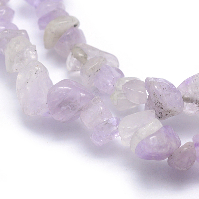 Natural Amethyst Beads Strands G-P406-30-1