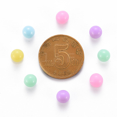 Opaque Acrylic Beads PAB702Y-A01-1