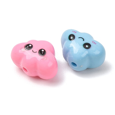 Opaque Printed Acrylic Beads AC-CBAC57E-07-1