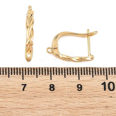 SHEGRACE Brass Hoop Earring Findings XGRQ79069-949G-1