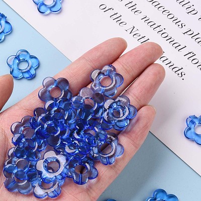 Transparent Acrylic Bead Frames TACR-S154-29B-86-1