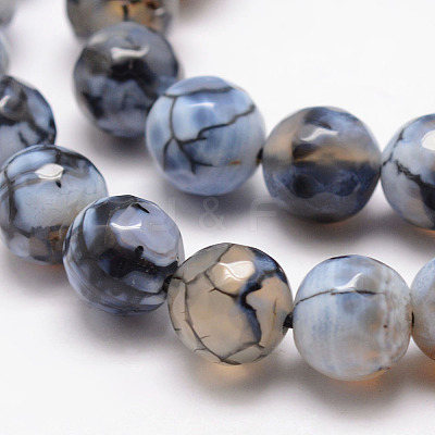 Natural Fire Crackle Agate Bead Strands G-K166-07F-8mm-02-1
