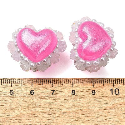 Rwsin & ABS Imitation Pearl & Polymer Clay Beads RE-CBA1913-01H-1