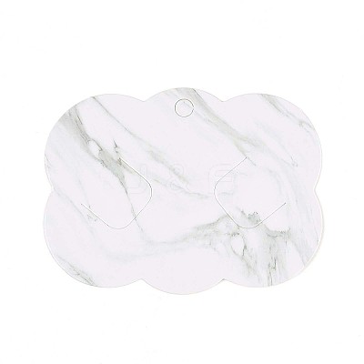 Cloud Shaped Paper Hair Clip Display Cards CDIS-C005-11-1