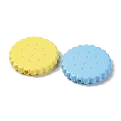 Baking Paint Opaque Acrylic Beads MACR-F080-15-1