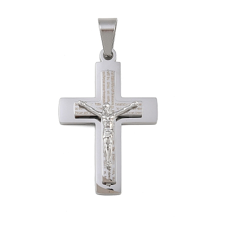 Jesus Theme 304 Stainless Steel Pendants STAS-D387-01C-P-1