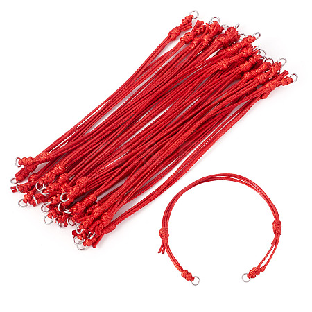 20Pcs Adjustable Korean Waxed Polyester Cord Bracelet Making BJEW-TAC0051-12-1