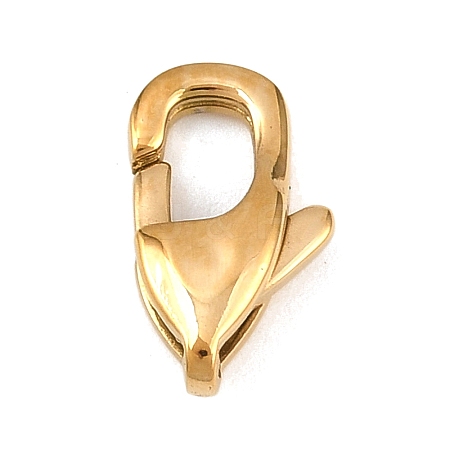 316 Stainless Steel Lobster Claw Clasps STAS-C154-02E-G-1