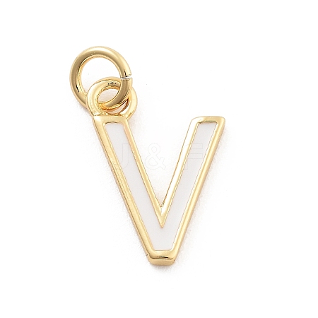 Rack Plating Brass Pendants KK-C065-05V-G-1