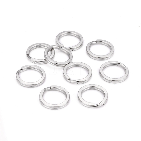 Tarnish Resistant 304 Stainless Steel Keychain Clasps KEYC-D049-05-1