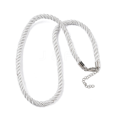 5MM Nylon Twisted Cord Necklace Making FIND-G096-01P-21-1