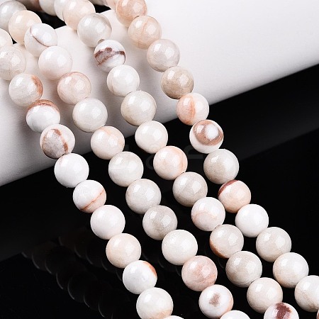 Natural Persian Jade Beads Strands G-A255-A02-01K-1