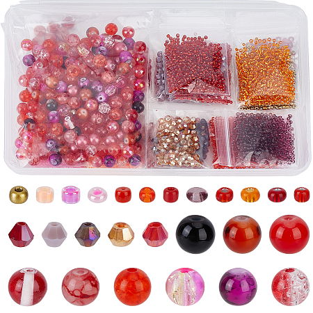 DIY Glass & Acrylic & Seed Beads Findings Kits DIY-PA0001-37-1