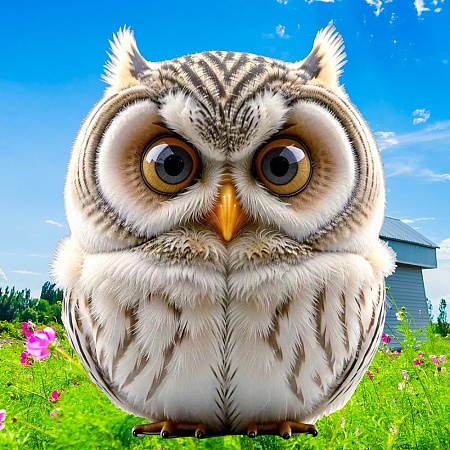 Owl Acrylic Hanging Ornaments PW-WG8596D-01-1