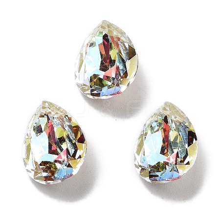 K9 Glass Rhinestone Cabochons GLAA-H034-03D-001LA-1