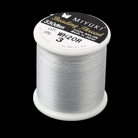 Flat MIYUKI Nylon Beading Thread FB-CBA3435-01E-1