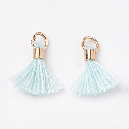 Polycotton(Polyester Cotton) Tassel Pendant Decorations FIND-S275-17G-1