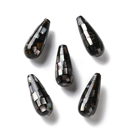 Natural Black Lip Shell Beads SSHEL-B002-10B-01-1