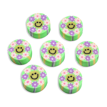 Handmade Polymer Clay Beads CLAY-T019-14G-1
