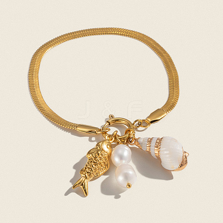 Summer 304 Stainless Steel Charm Bracelets XO0796-1
