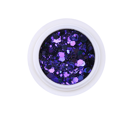 Hexagon Shining Nail Art Decoration Accessories MRMJ-T063-545E-1