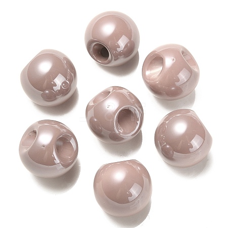 Opaque Acrylic Beads OACR-G012-01K-1