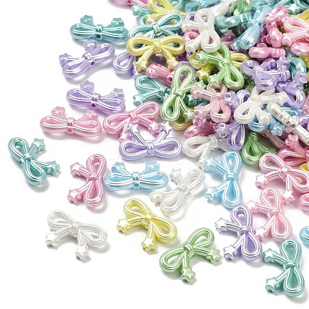Opaque Acrylic Imitation Pearl Beads OACR-B031-50-1