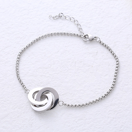 Hip-hop Stainless Steel Link Bracelets PD3772-1-1