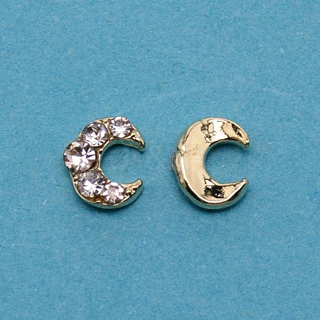 Alloy Rhinestone Cabochons FIND-WH0110-010-1
