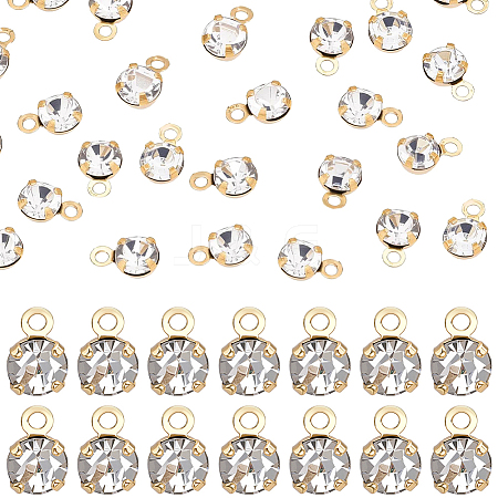 50Pcs Brass Pendants KK-BBC0025-91A-1