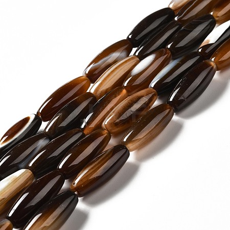 Natural Agate Beads Strands G-B026-06-1