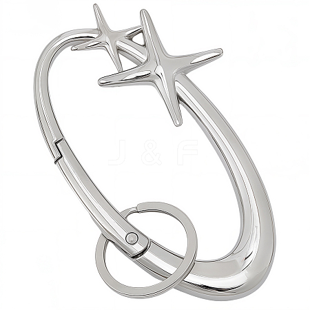 1Pc Alloy Spring Gate Rings FIND-SP0003-03C-1