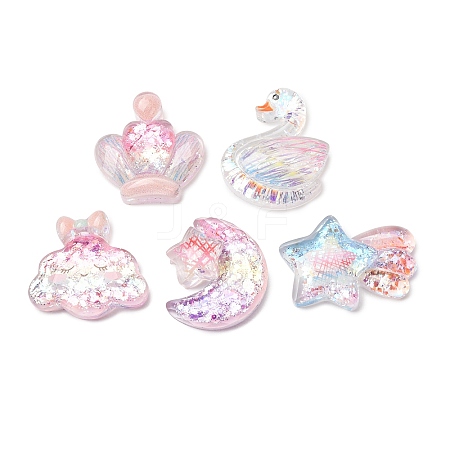 Epoxy Resin Cabochons RE-CBAE980-02-1