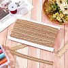Polyester Braided Lace Trims WCOR-WH0001-04E-4