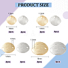 32Pcs 8 Style Brass Charms KK-BC0009-52-2