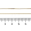 Ion Plating(IP) 304 Stainless Steel Serpentine Chain Necklace for Men Women NJEW-G076-01B-G-3