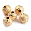 Long-Lasting Plated Brass Beads KK-O133-004B-G-1