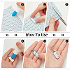 DIY Blank Rectangle 304 Stainless Steel Dangle Earrings Making Kit DIY-PH0022-95-4