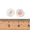 Long-Lasting Plated Brass Silicone Ear Nuts KK-K381-04RG-3