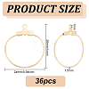 36Pcs Brass Pendants KK-BC0011-80-2