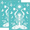 Self-Adhesive Silk Screen Printing Stencil DIY-WH0337-044-1