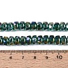 Electroplate Transparent Glass Beads Strands EGLA-N022-04A-D10-4